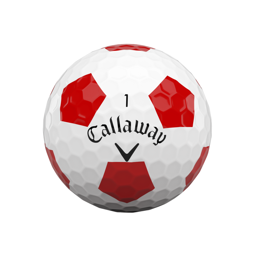 2020 Chrome Soft Truvis Red Golf Balls - View 3
