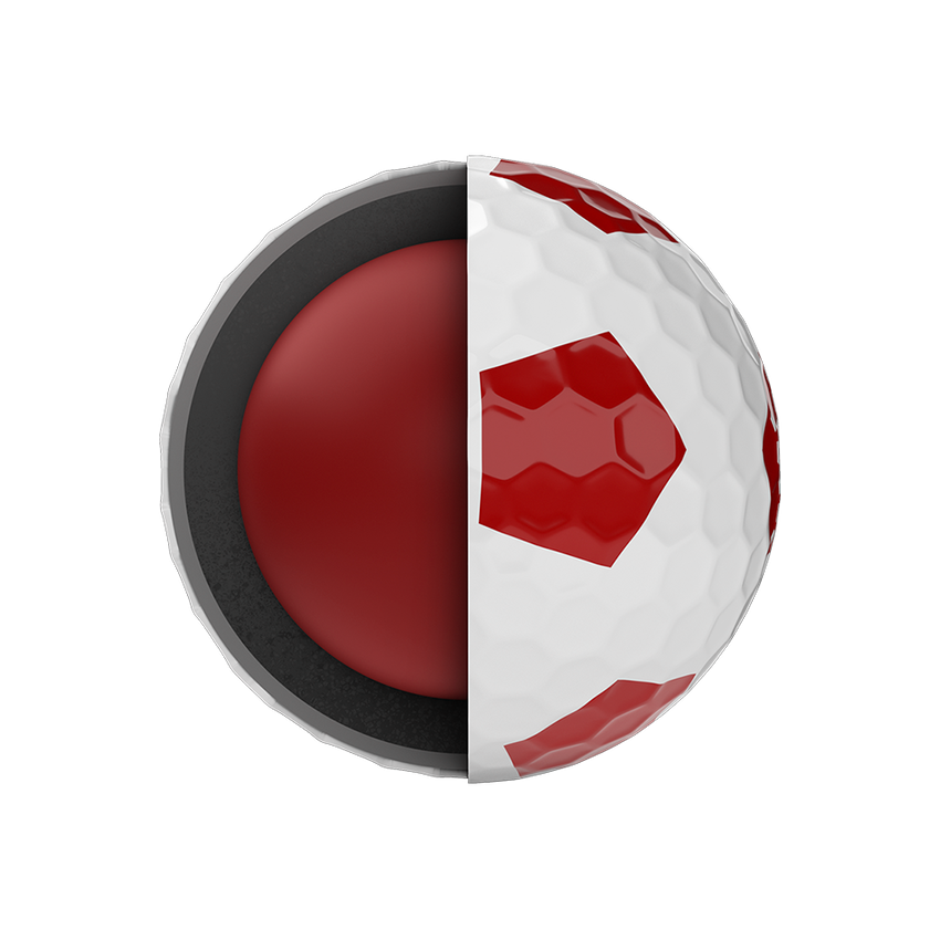2020 Chrome Soft Truvis Red Golf Balls - View 5