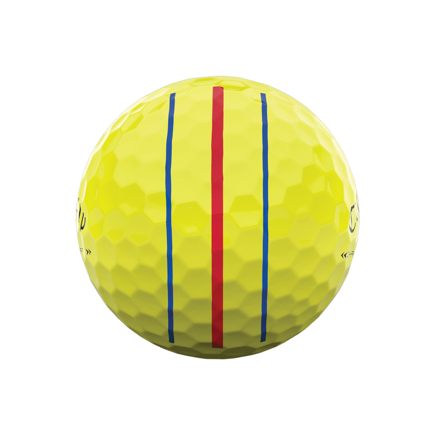 Chrome Soft X LS Triple Track Yellow Golf Balls - View 4