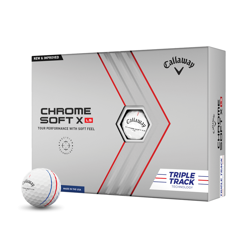 Chrome Soft X LS Triple Track Golf Balls - View 1