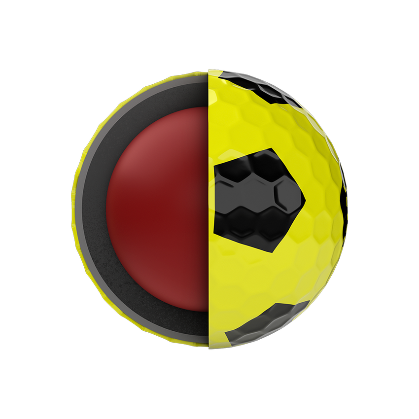 2020 Chrome Soft Truvis Yellow Golf Balls - View 5