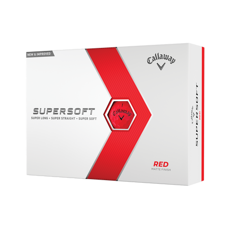 Callaway Supersoft Matte Red Golf Balls