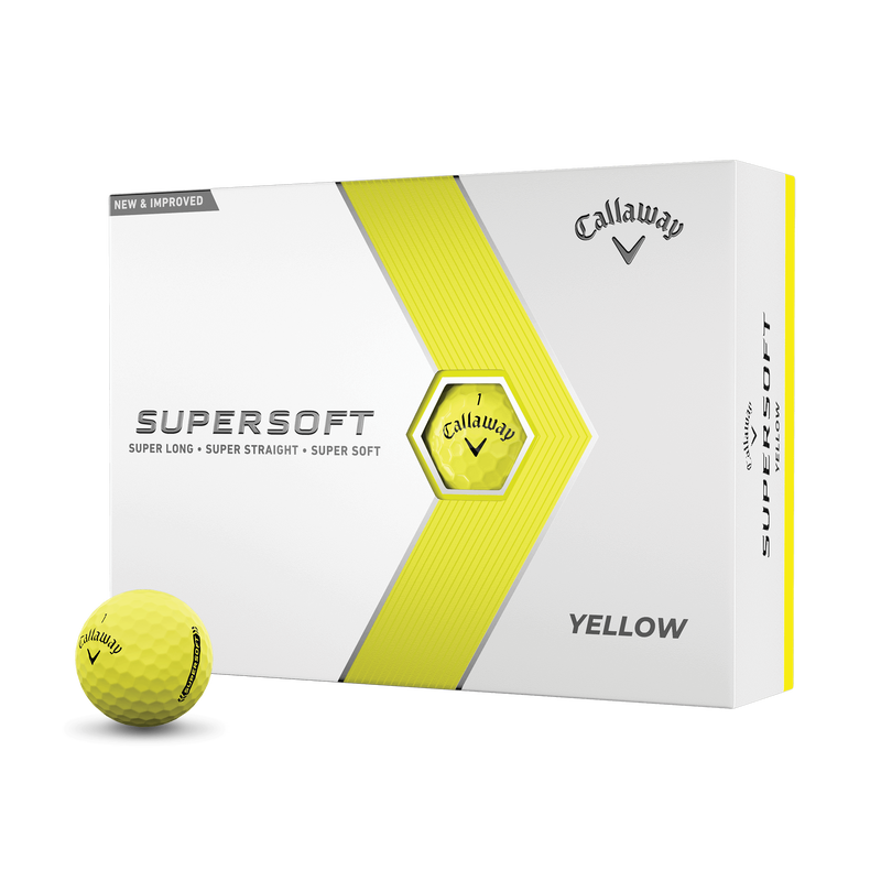 Callaway Supersoft Yellow Golf Balls - View 1