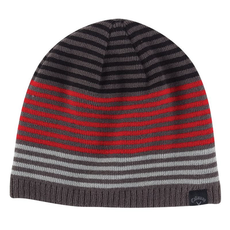 Stripe Knit Beanie - View 1