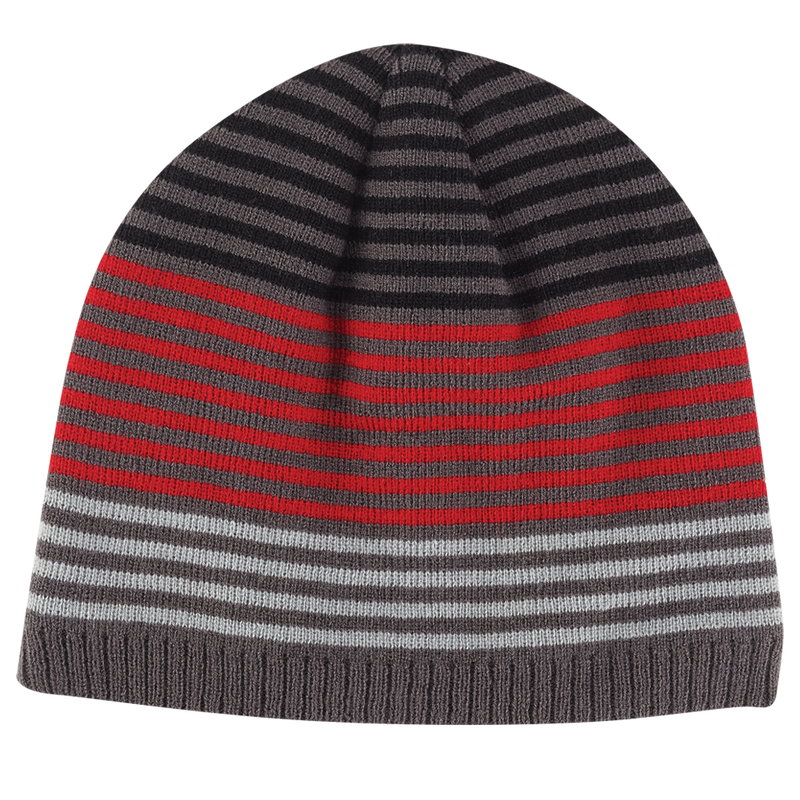 Stripe Knit Beanie - View 2