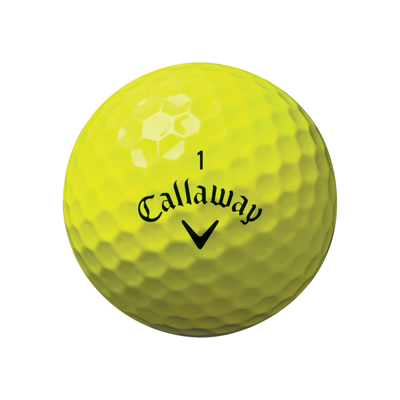 Chrome Soft X Yellow Logo Golf Balls - View 3