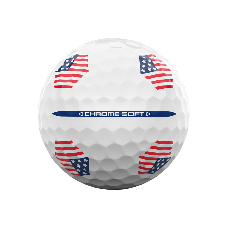 Chrome Soft USA TruTrack Golf Balls - View 4