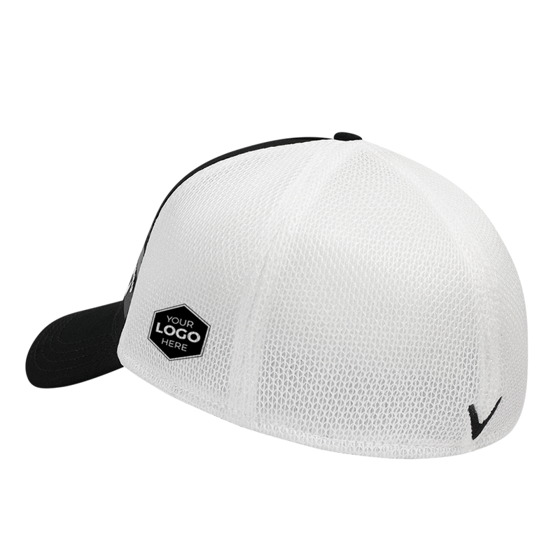Stripe Mesh Fitted Logo Cap - View 2