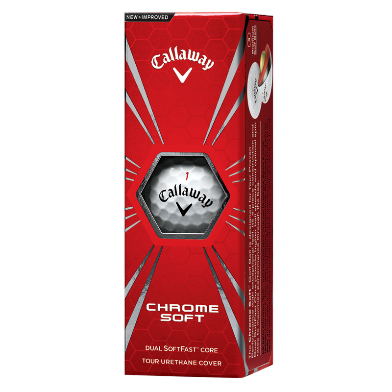 Chrome Soft Logo Golf Balls - View 3