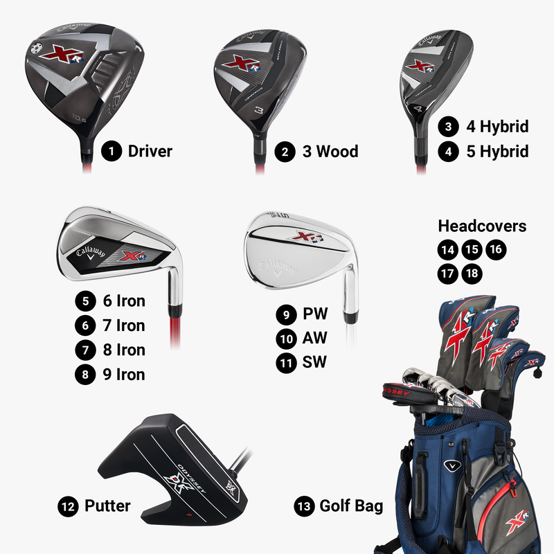 Men's '24 XR 13-Piece Long Length Complete Set - View 3