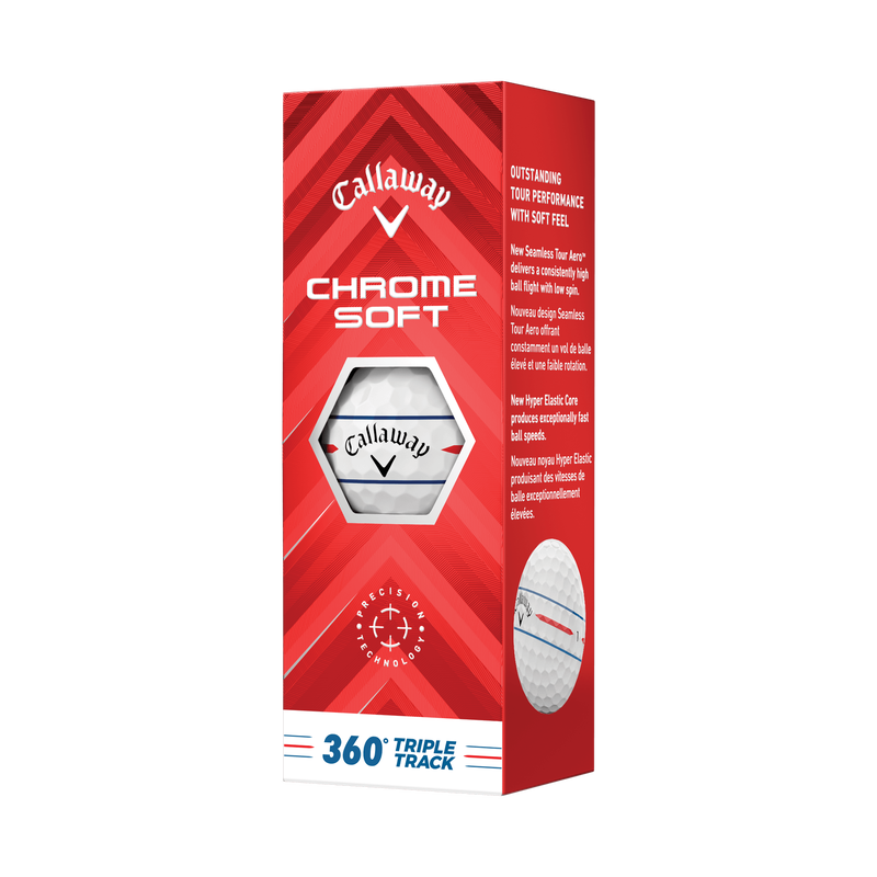 Chrome Soft 360 Triple Track '24 Golf Balls - View 4