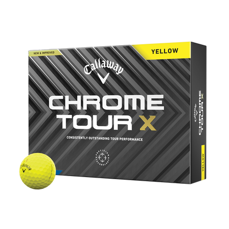 Chrome Tour X Yellow '24 Golf Balls