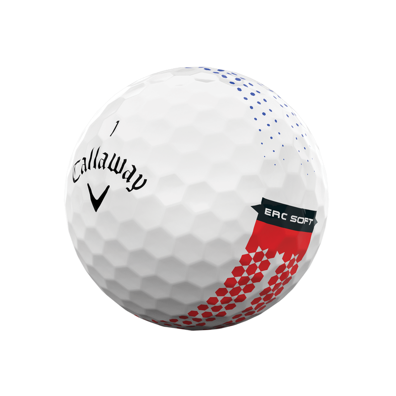 2023 E&bull;R&bull;C Soft 360 Fade Golf Balls - View 2