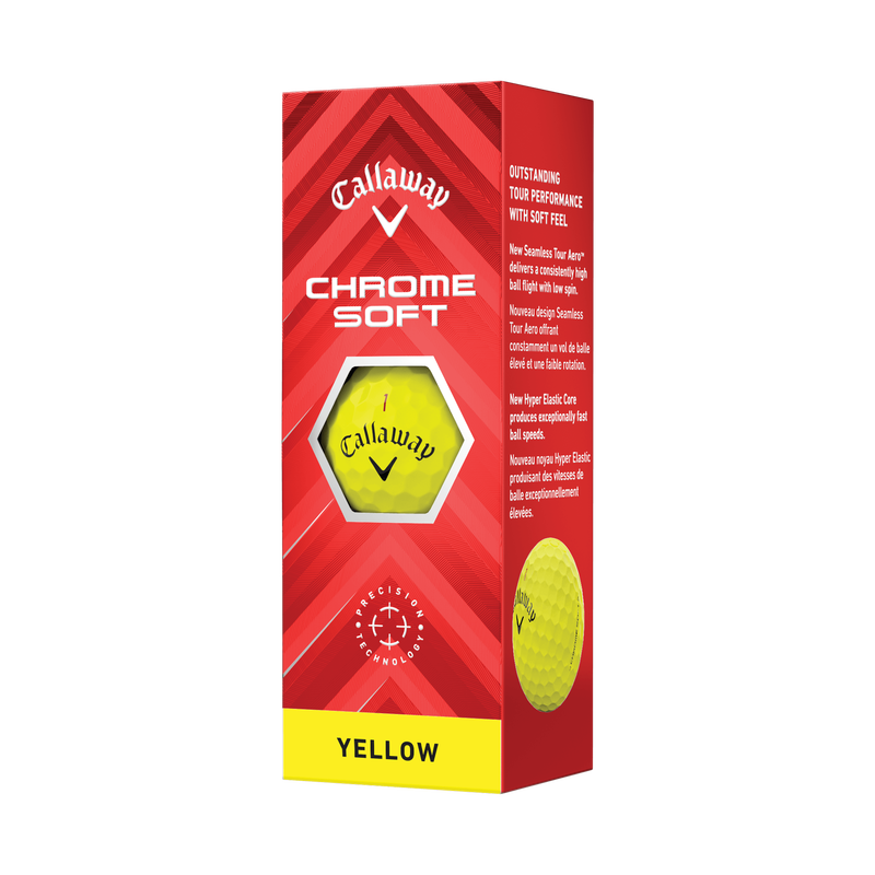 Chrome Soft Yellow '24 Golf Balls - View 4