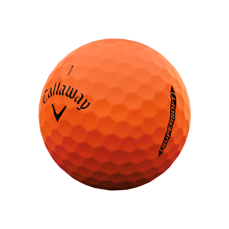 Supersoft Matte Orange Golf Balls - View 2