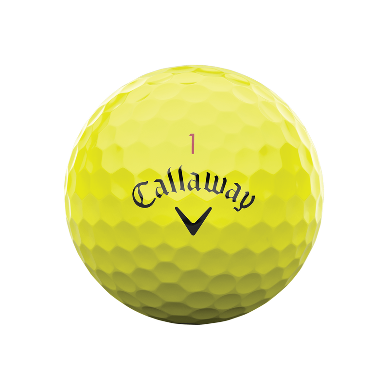 Chrome Tour X Yellow '24 Golf Balls - View 3