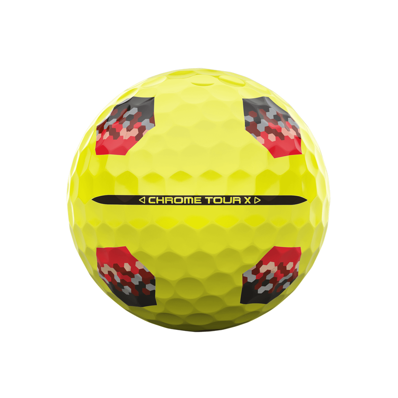 Chrome Tour X TruTrack Yellow '24 Golf Balls - View 4