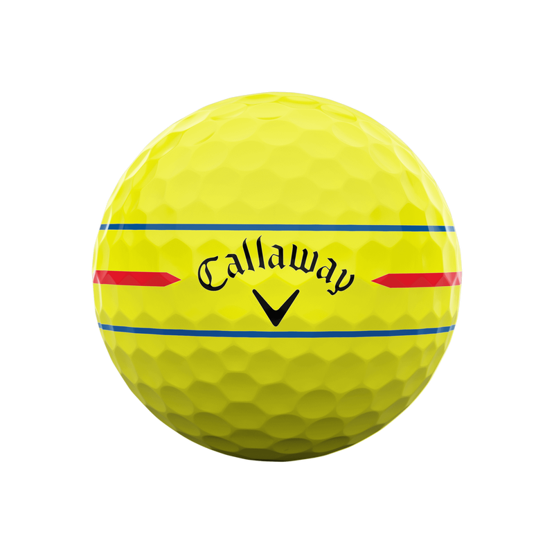 Chrome Soft 360 Triple Track Yellow '24 Golf Balls - View 3